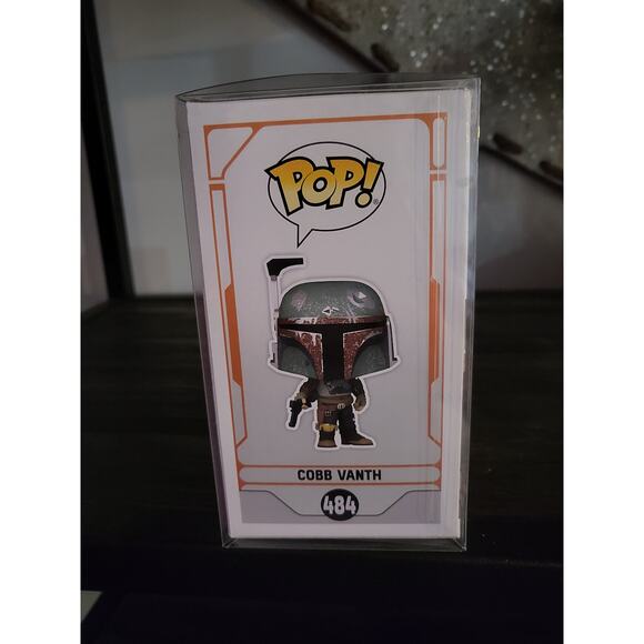 Funko Pop Star Wars Mandalorian #484 Cobb Vanth In Protective Case - Picture 4 of 6